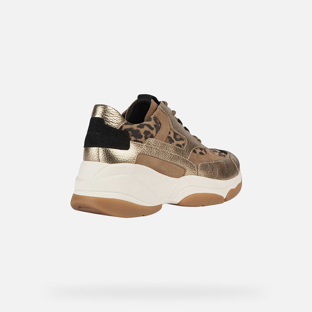 Geox Bayan Spor Ayakkabı Altın - Kirya - LZB-952346